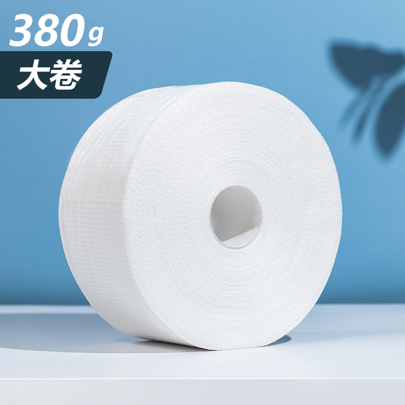 Disposable Face Cloth Large Roll Beauty Salon Special Large Thickened Cleaning Towel Pure Cotton Pearl Pattern Cotton Pads Paper G