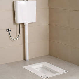 匠心蹲便器水箱家用卫生间抽水节能厕所纯料蹲厕塑料冲水箱