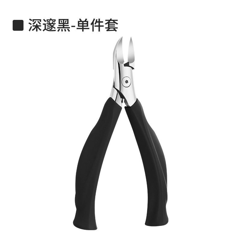 Stainless Steel Bent Nose Plier Toe Nail Clipper Thick Nail Repair Hard Nail Clippers Nail Groove Embedded Nail Gray Nail Scissors Pedicure Knife Nail Clippers