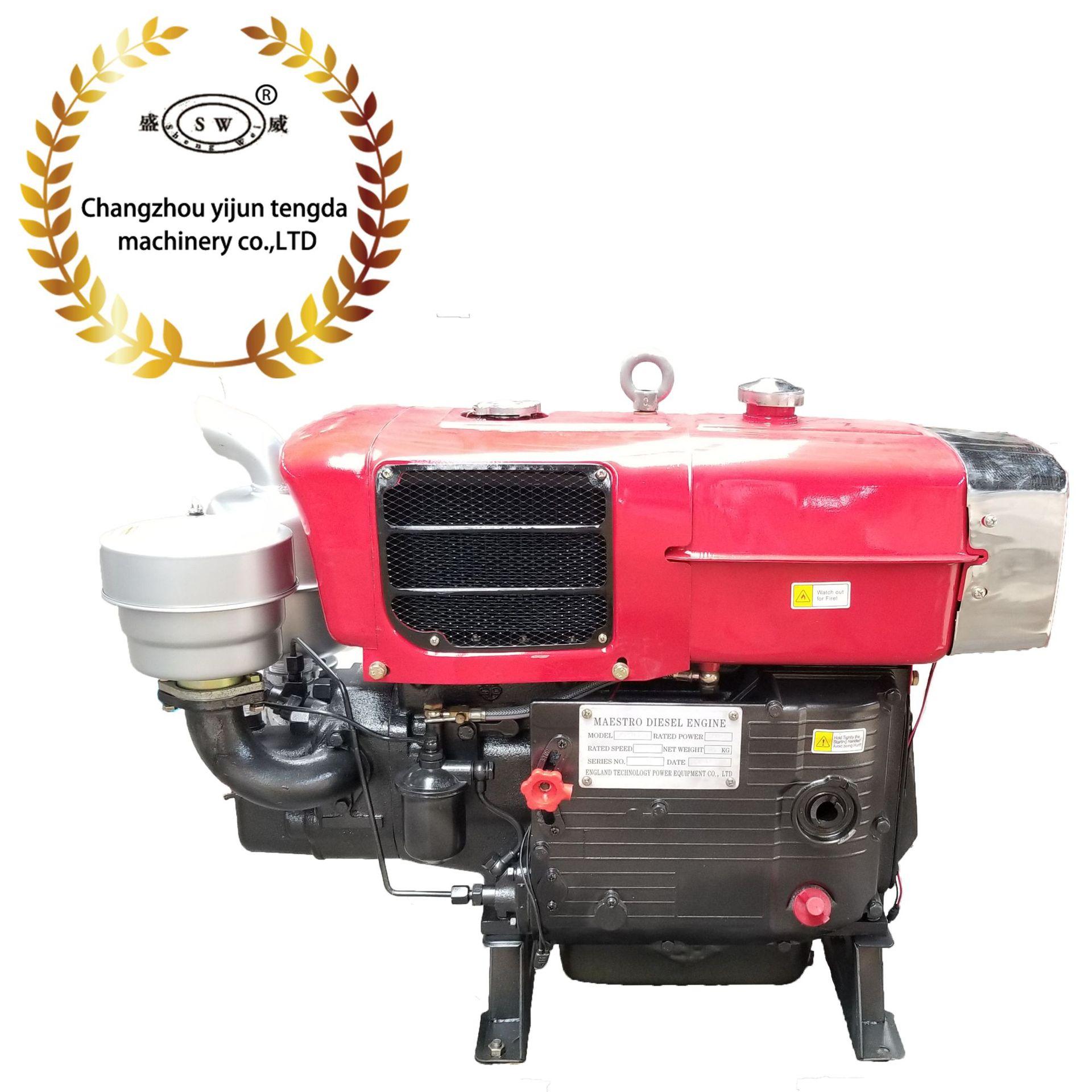 常州单缸风冷柴油机zs1100ndl15马力小型风冷发动机农用船用出口