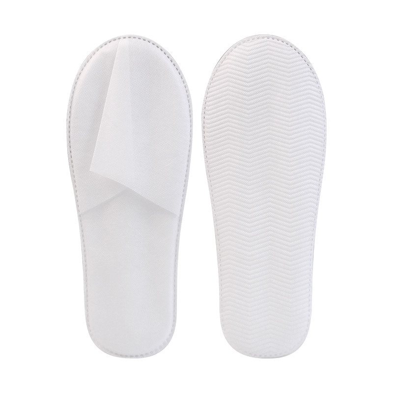Hotel Disposable Slippers Hotel B & B Home Travel Product Thicken Non-Woven Fabric Slippers Factory in Stock Wholesale
