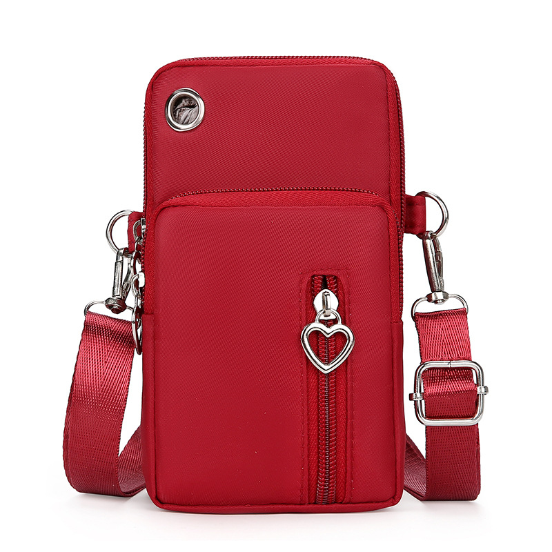 2020 New Mobile Phone Bag Women's Messenger Bag Halter Wrist Coin Purse Mobile Phone Bag Portable Vertical Mini Bag
