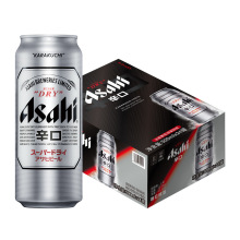 ASAHI/朝日啤酒超爽系列生啤小瓶 日式生啤酒 500ml*24罐整箱