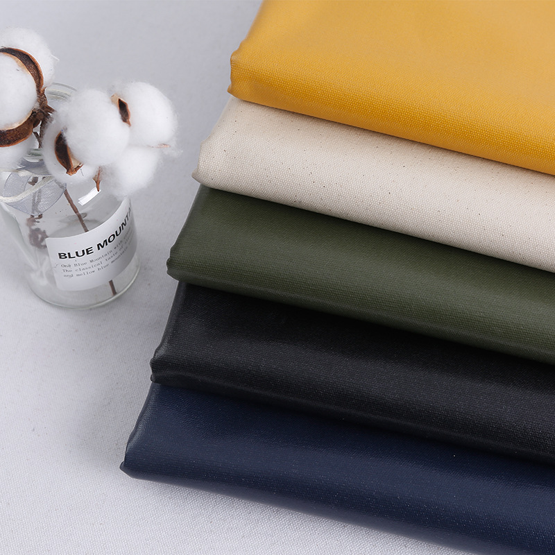 12安全棉pvc覆膜帆布 涂层帆布 防水防污手袋箱包鞋帽帆布面料