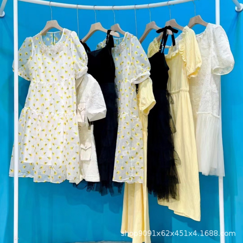 海蕾琳24年夏专柜正品女装批发一线品牌女装杂款尾货清仓一手货源