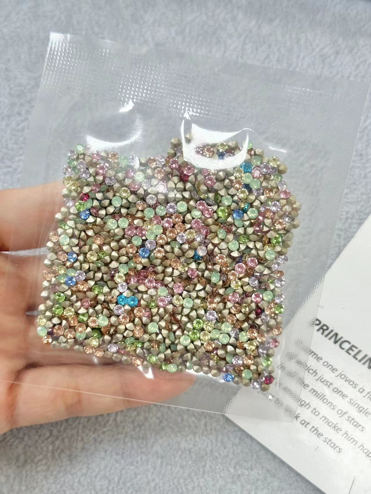 3mm Shiyue Surface 33 Cut Surface Nail Beauty Rhinestone Ornaments Shoes Clothing Coat and Cap Bag Jewelry Accessories Factory Wholesale