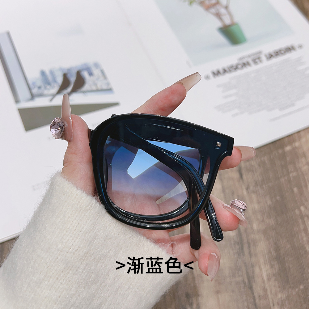 2023 New Sunglasses Foldable Sunglasses Ins Women's High-Grade Sun Glasses Uv-Proof Sunglasses