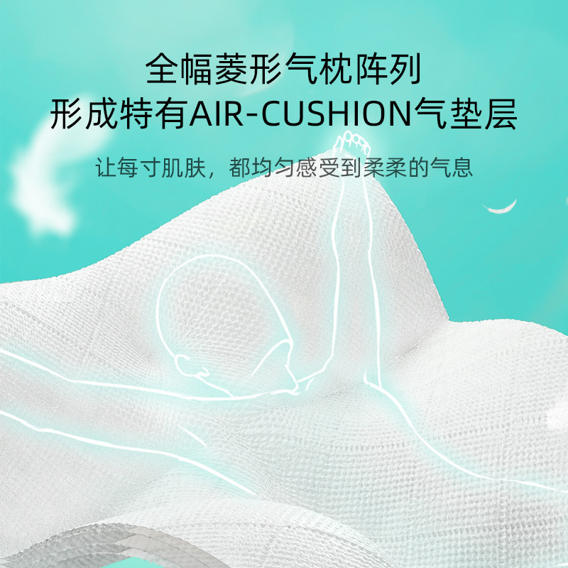 Plant Air Cushion Tissue Tiffany Blue Embossed 24-Pack Meal Paper Facecloth Pumping Household Hand Paper One Piece Dropshipping