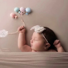 批发跨境新款新生儿摄影气球道具 婴儿影楼满月拍照造型可爱手工