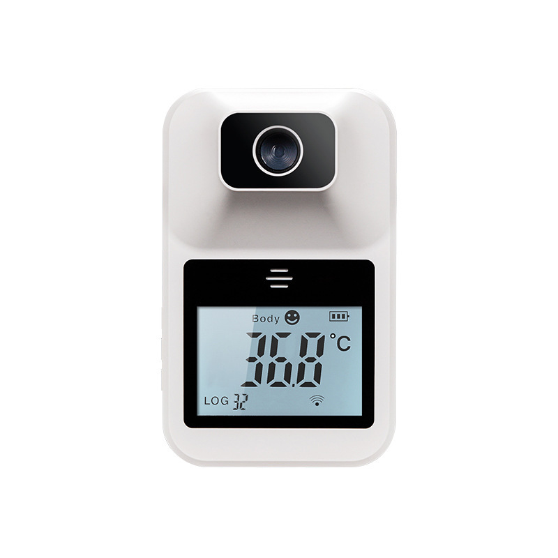 cem华盛昌am-322非接触式红外线测温仪门口立式高精度商场探热