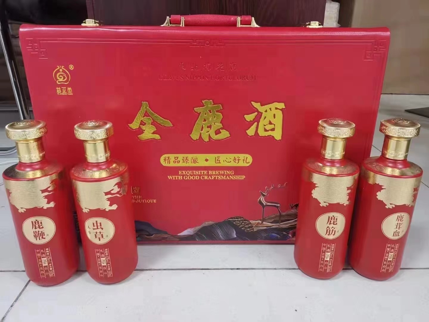 全鹿酒42度男滋补送礼佳品搭鹿鞭尾膏丸吉林长白山产地鹿乡正宗泰