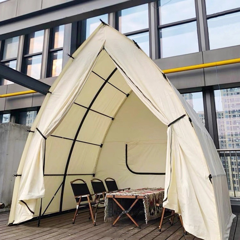 网红户外营地酒店帆船餐饮帐篷餐厅景区露营遮阳小帆船帐篷家庭