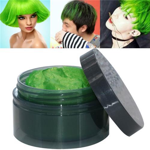 一次性彩色发泥发蜡7色全发泥奶奶灰爷爷白发蜡染膏男女头发造型