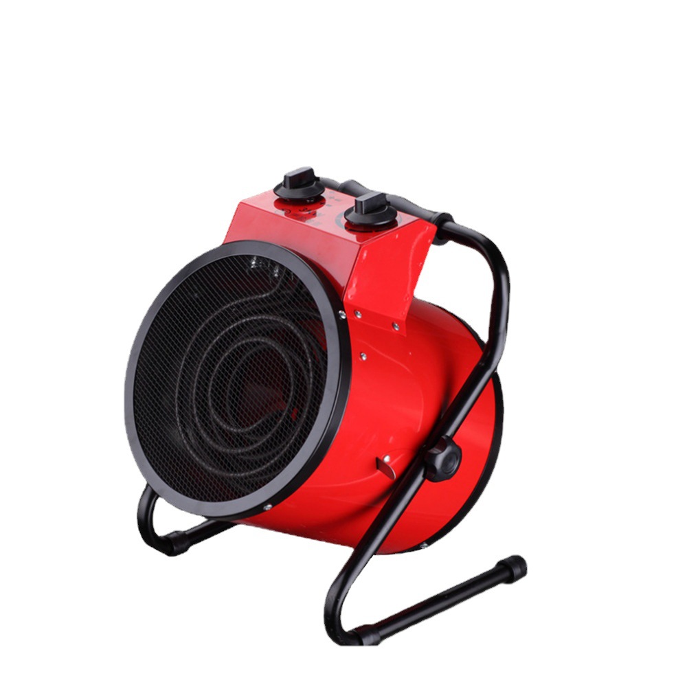 批发直供220v,3kw取暖器大功率工业暖风机 养殖大棚热风机电暖气