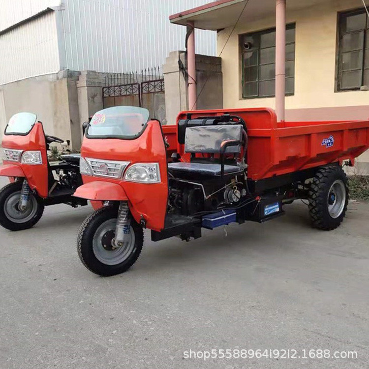 河北供应柴油三轮车图片 载重2吨三轮车 22马力柴油工程三轮车
