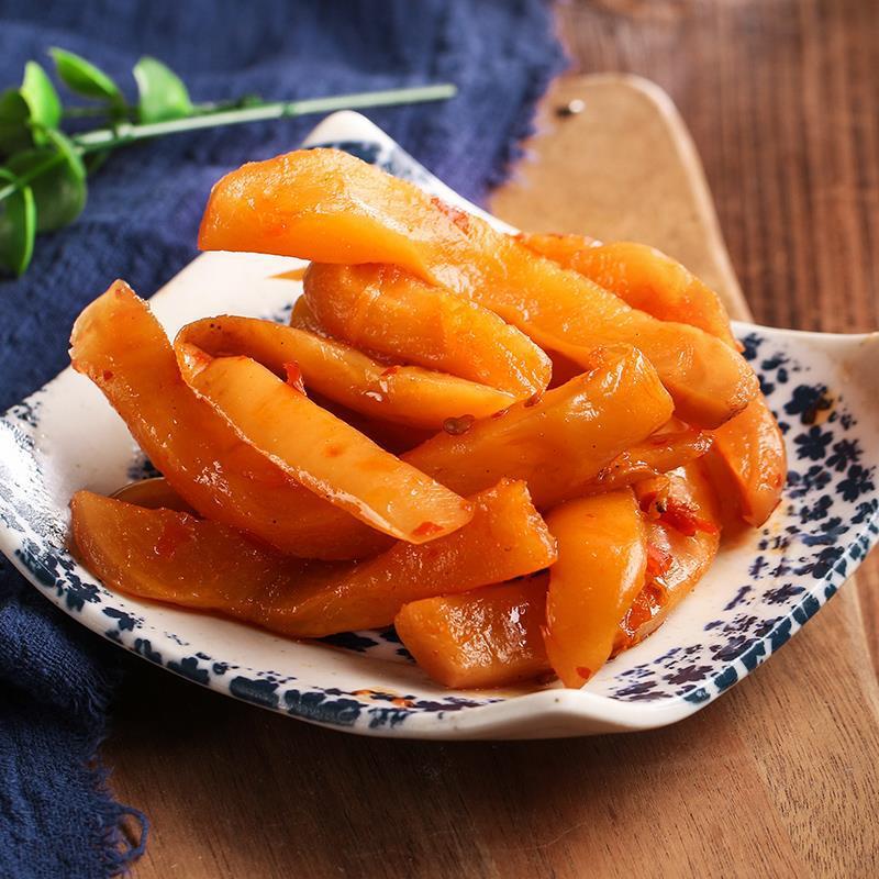 辣萝卜条 酸甜爽辣萧山萝卜条萝卜干 辣味萝卜条 美味酱菜 下饭菜