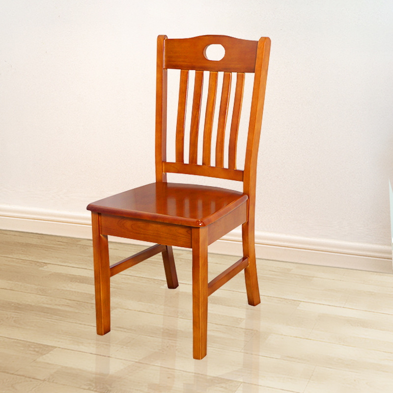 实木餐椅整装家用饭桌靠背椅中式餐厅餐桌胡桃木椅子吃饭橡木凳子