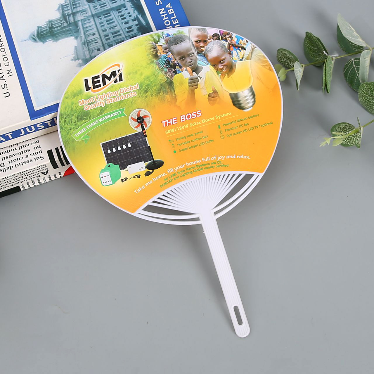 广告扇定做创意广告团扇子pp塑料小号胶扇创意宣传礼品团扇定制