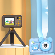 2023新款儿童相机双摄拍照可爱卡通保护套手持支架高清数码照相机