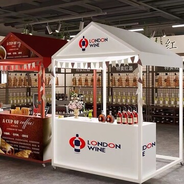 地摊流动餐车移动餐车售货亭网红地摊餐车亭支持订 制量大价优