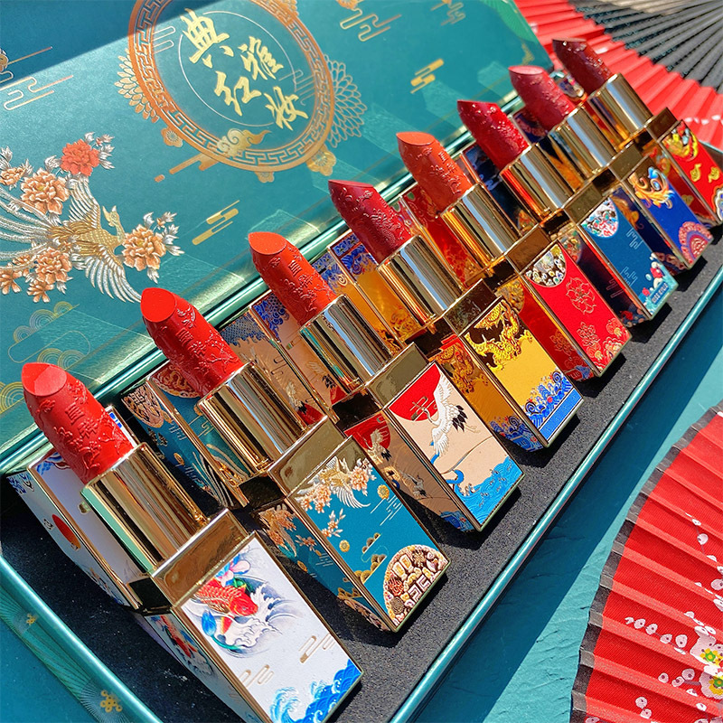 故宫网红8支口红礼盒套装 情人节礼物李琪推荐