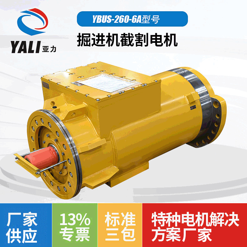 厂家 徐工掘进机截割电机ybus-260-6a矿用隔爆型三相异步电动机