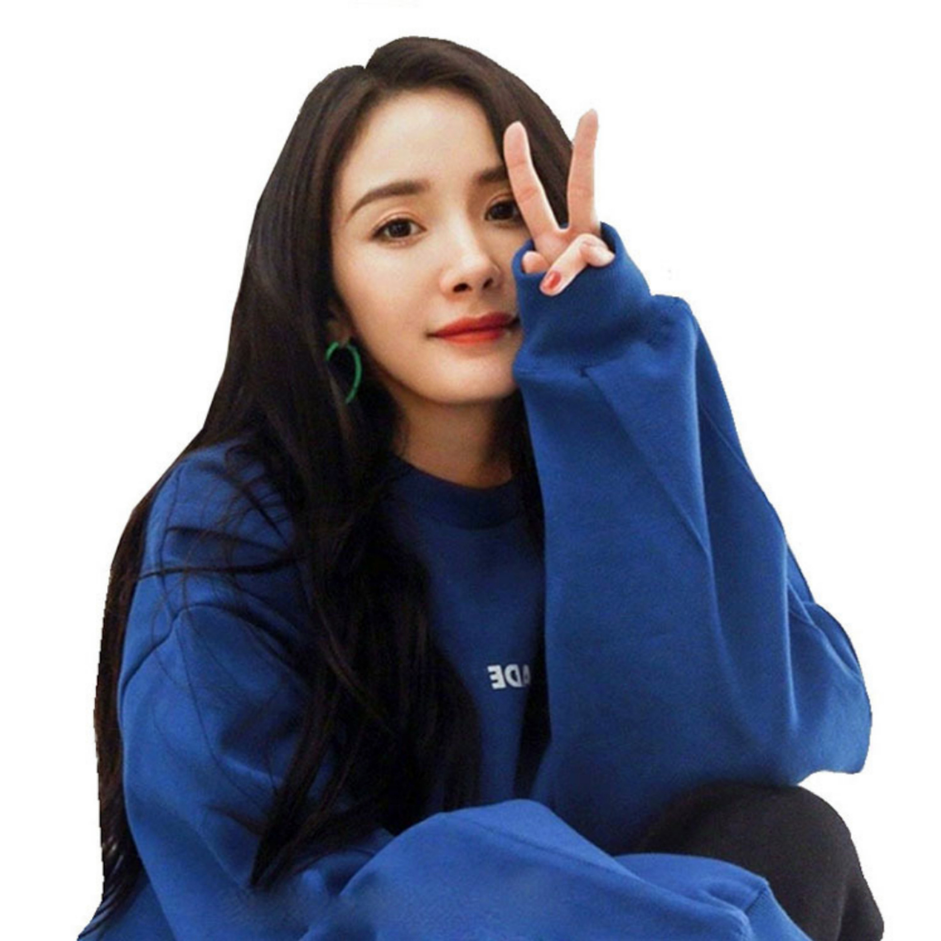 现货ader杨幂同款长袖春季情侣款oversize休闲卫衣女