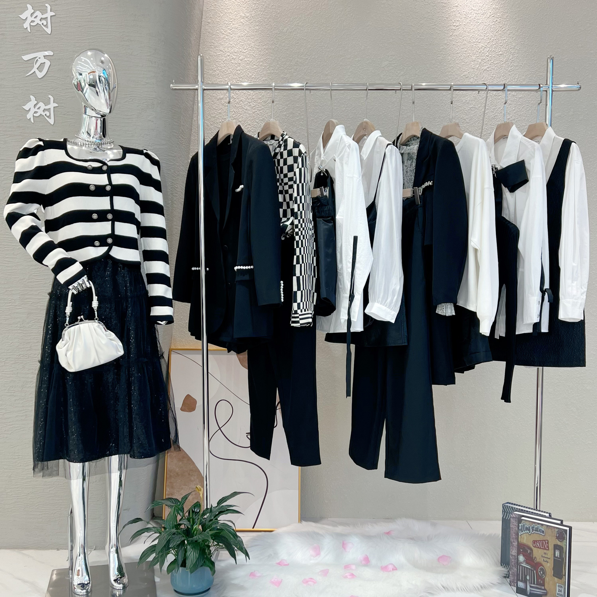 紫淑24春品牌撤柜女装外套连衣裙女尾货走份批发清仓直播一手货源