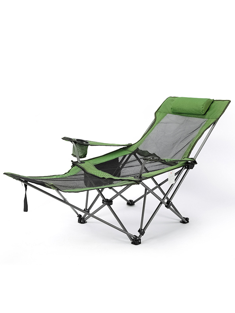 Factory Direct Sales Outdoor Folding Chair Beach Chair Recliner Portable Camping Picnic Chair Leisure Fishing Chair Director Chair