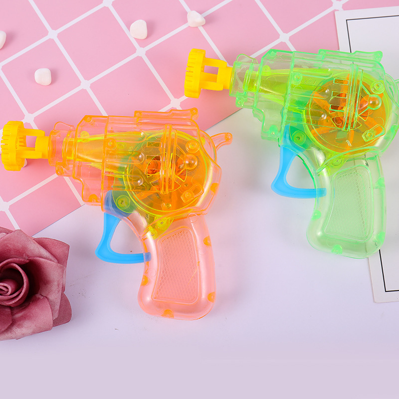 惯性发光泡泡枪 透明泡泡枪 泡泡机地摊儿热卖吹泡泡儿童玩具