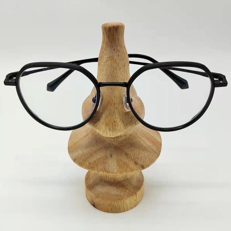 跨境眼镜座人物造型眼镜支架人物系列桌面眼镜支架木质眼镜支架