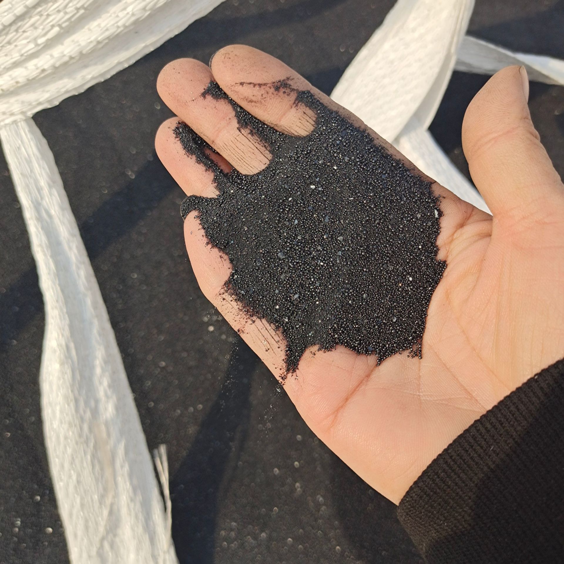 铁砂厂家批发体育用品配重铁砂 哑铃绑腿沙袋用钢渣 钢丸铁砂