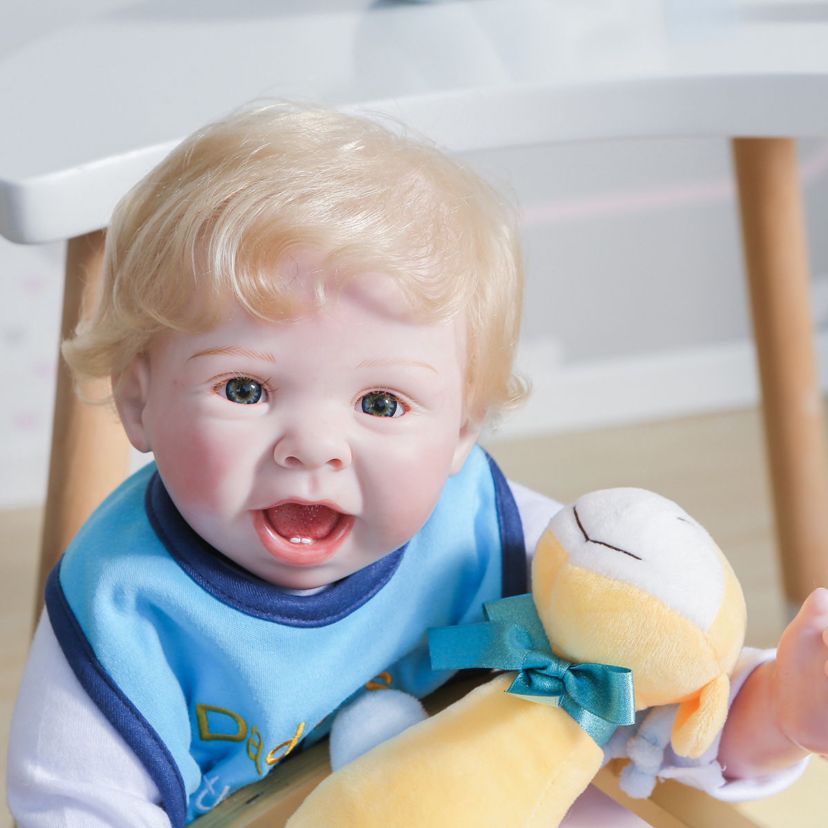 55厘米布身体仿真洋娃娃 可爱男孩 跨境电商货源 一件代发 美客多