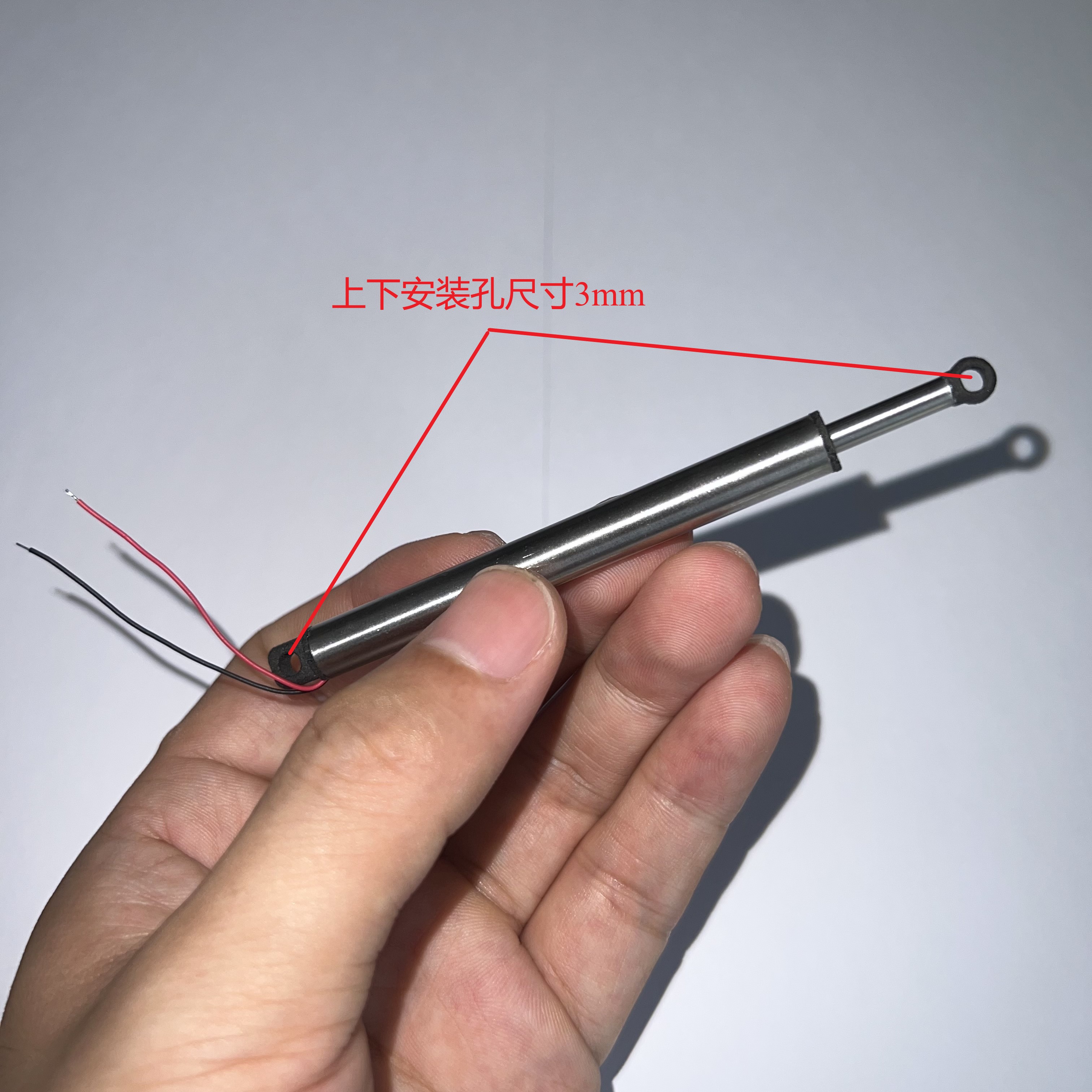 微型电动推杆小型伸缩杆直3v5v6v迷你推力机床无线遥控升降线电机