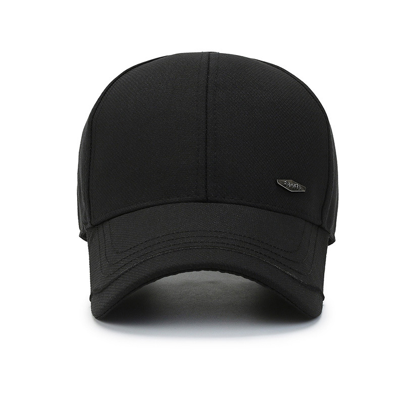 Four Seasons Men's Hat Casual Baseball Cap Middle-Aged and Elderly Peaked Cap Hats for the Elderly Spring and Autumn Middle-Aged Father Cap