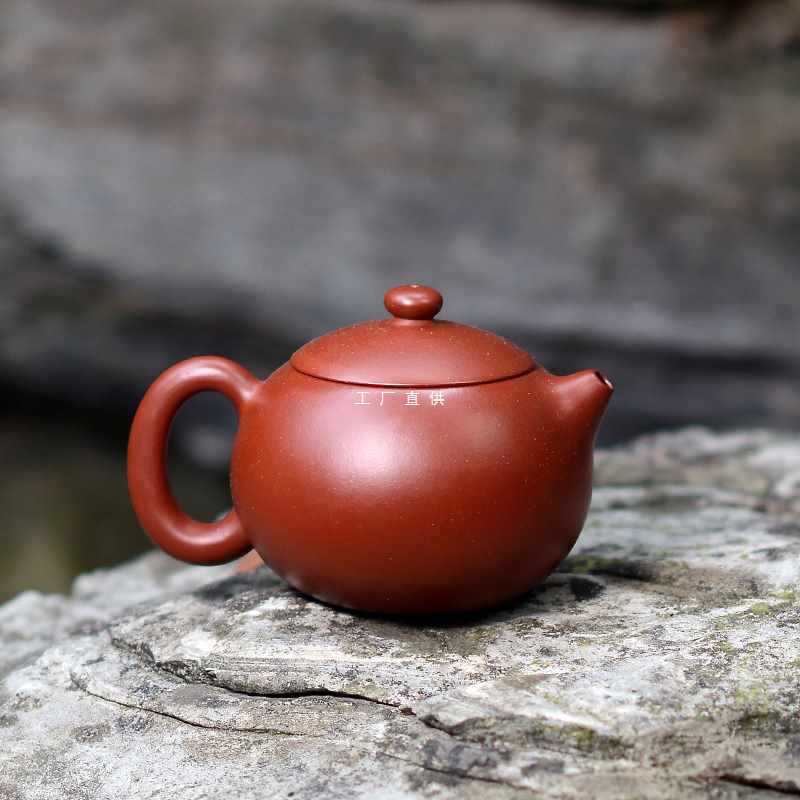 aza3宜兴紫砂壶名家纯全手工紫砂泡茶壶茶具原矿大红袍朱泥西施壶