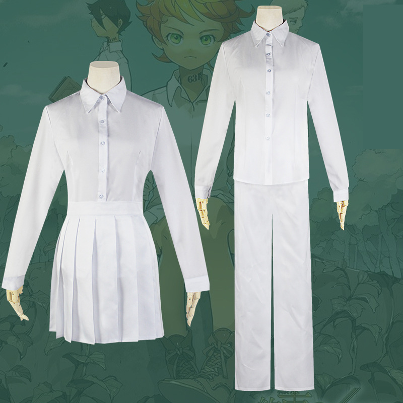 约定的梦幻岛cos服男女白衬衫艾玛诺曼雷cosplay动漫服装女装
