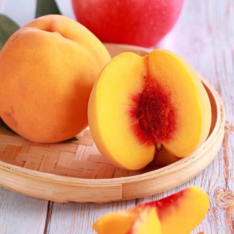 【顺丰速运】新鲜采摘当季水果 黄金蜜桃脆甜黄桃5斤包邮