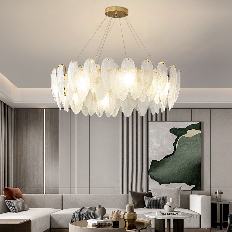 吊灯后现代水晶灯简约北欧客厅大厅餐厅卧室大气个性网红灯具￥238