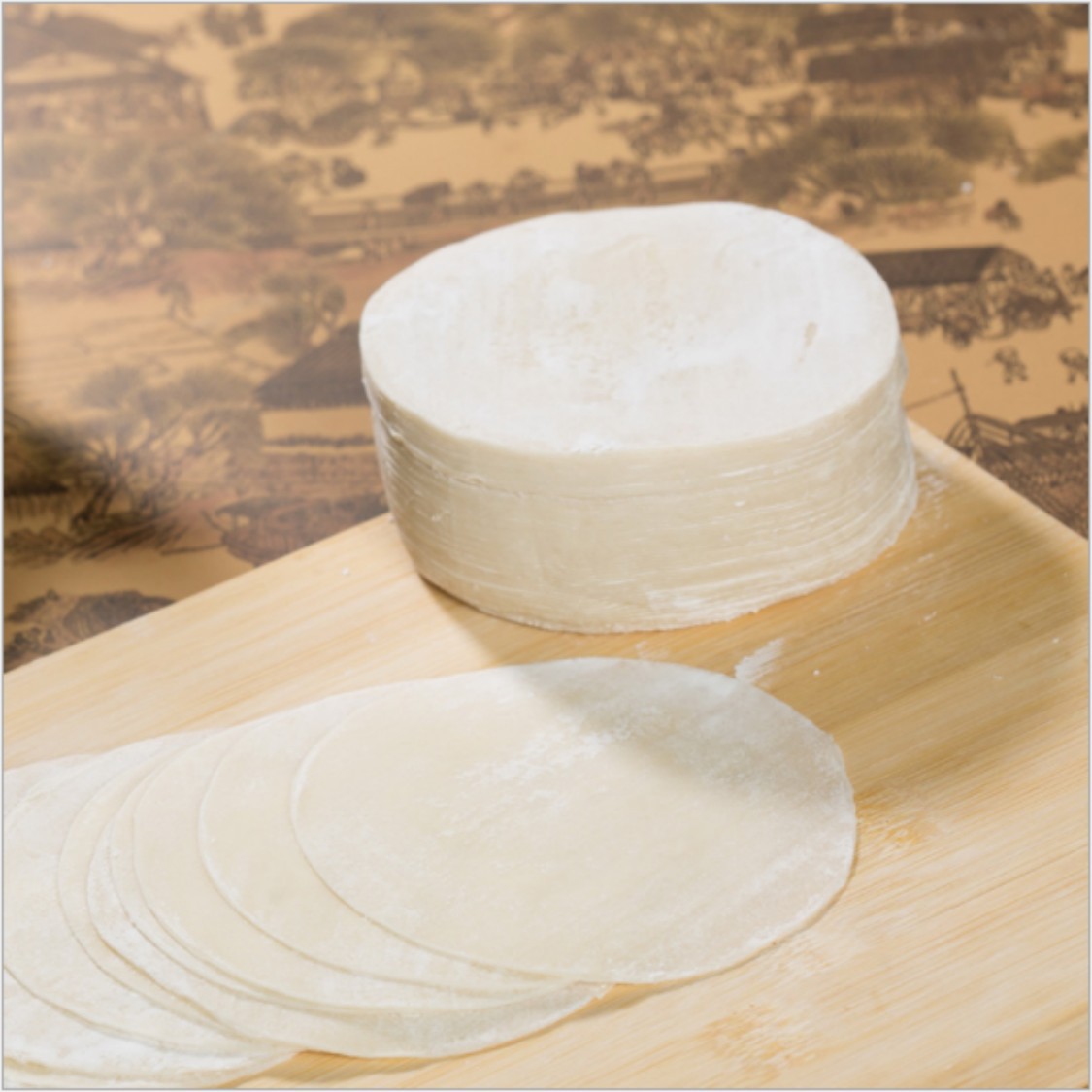 饺子皮云吞皮馄饨皮扁食大中小白皮黄皮500g/包(13种可选择)