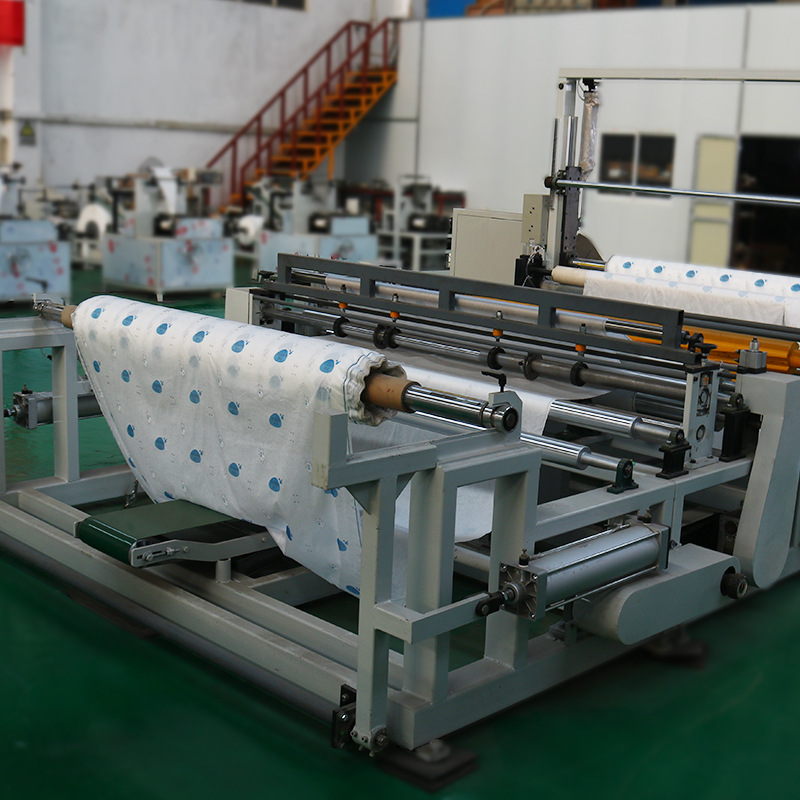 无纺布抹布机点断分切复卷机,揉巾洗脸巾,手纸卷机