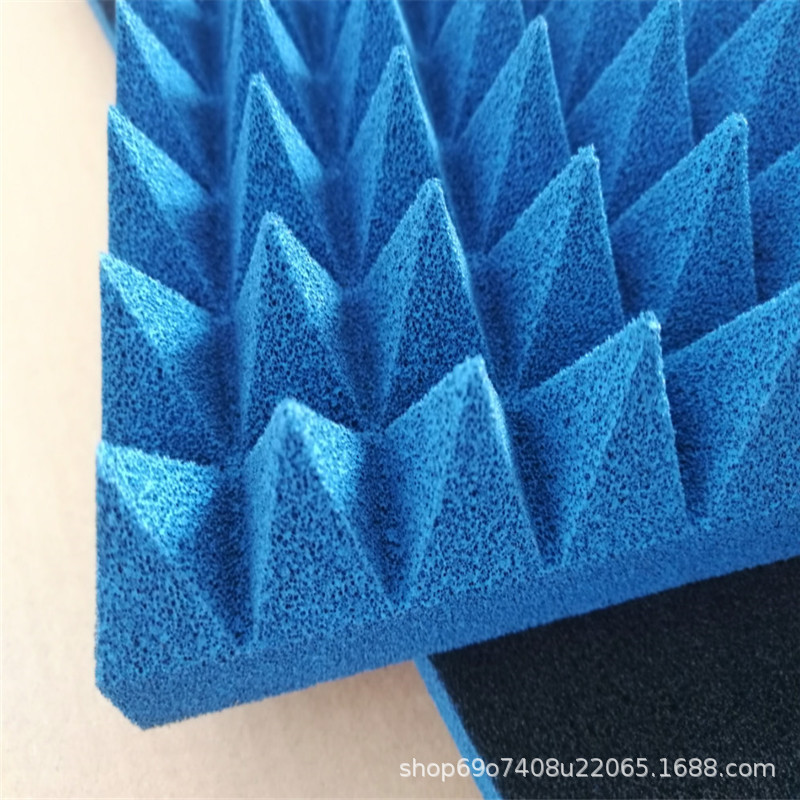 角锥微波吸收材料 实心角锥吸波材料 暗室尖劈海绵海绵吸波材料