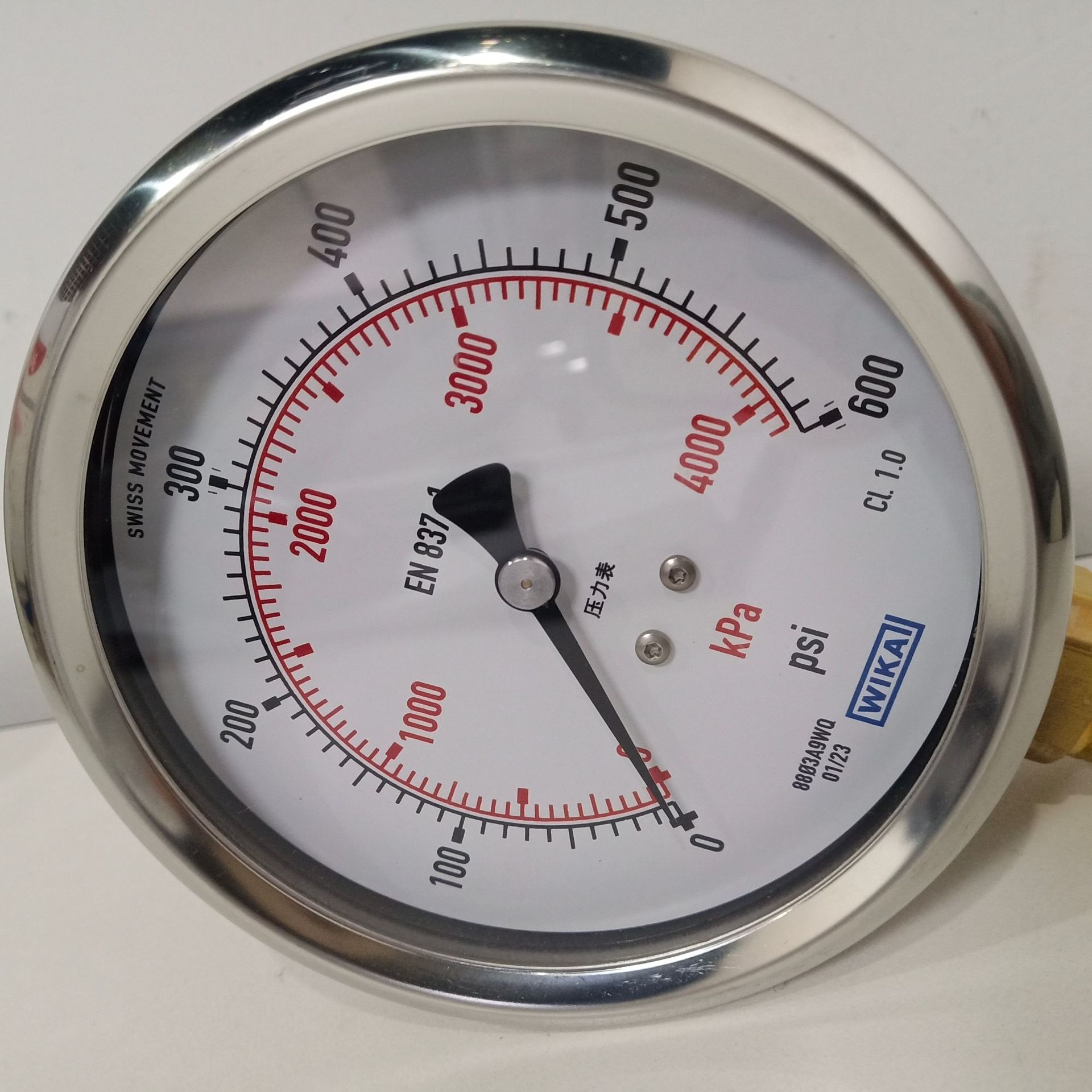 德国wika径向压力表213.53.