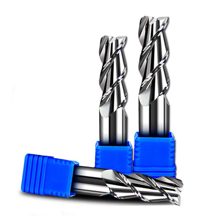 铝用铣刀铣铝专用铣刀3刃cnc62度高光钨钢刀铝合金刀三刃厂家直销