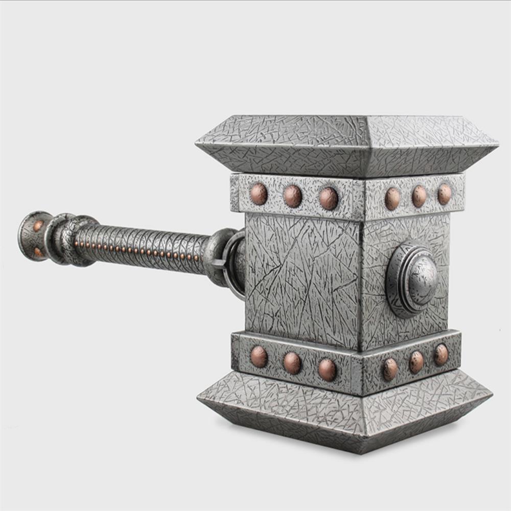 优质动漫手办1比1魔兽毁灭之锤模型,wow手办58cm装饰玩具摆件