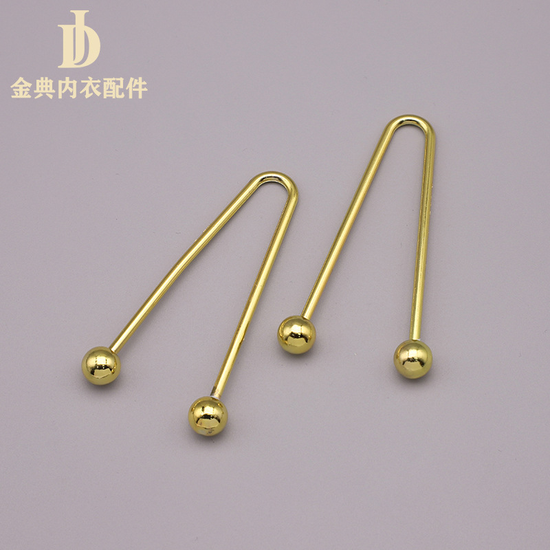 non-magnetic adjustable buckle new alloy heart-shaped connection buckle swimwear accessories electroplating underwear accessories clothing accessories wholesale
