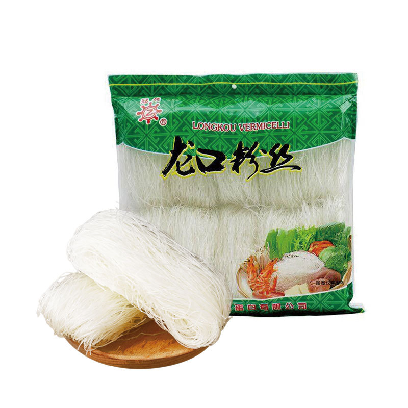 冠珠 富朋龙口粉丝炒蟹黄粉丝煲火锅花甲麻辣烫烤细粉丝500g