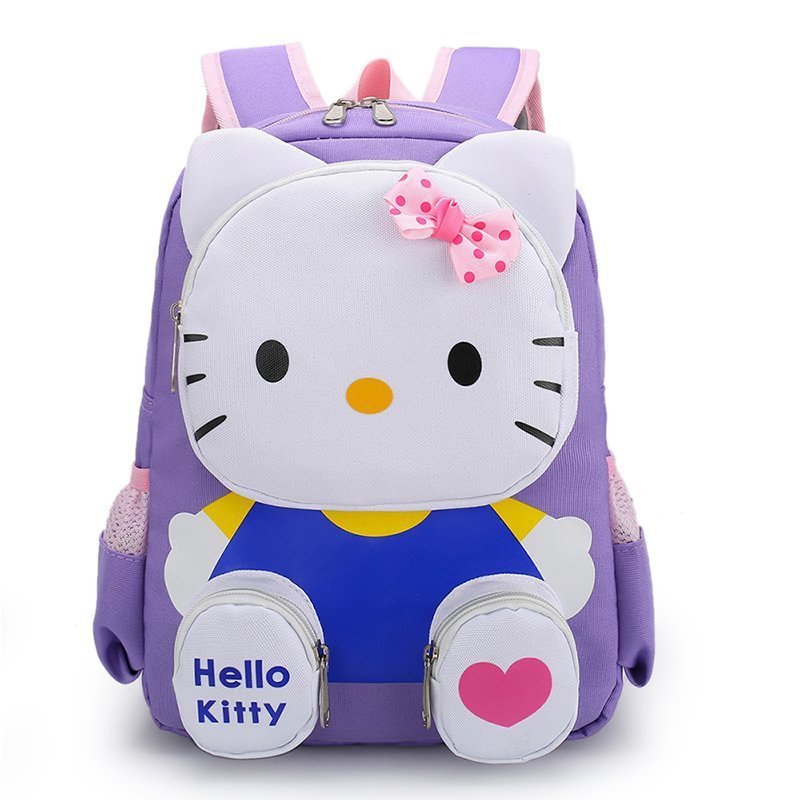 Primary School Student Schoolbag Year 12 Kindergarten Intermediate and Advanced Kindergarten Classes Boys and Girls Cartoon Style Backpack Cross-Border Wholesale