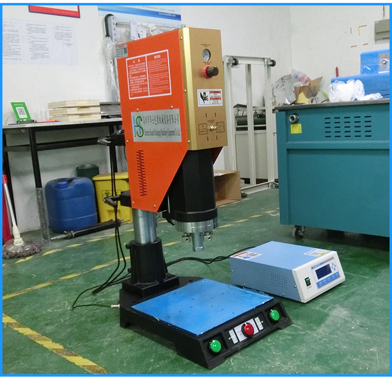 厂家供应半自动超声波焊接机 小型高频口罩耳带超音波塑料焊接机