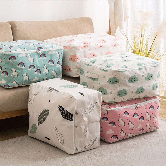 布棉被收纳袋图片